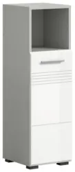 Unterschrank Copa ca. 30x95 cm Wei&szlig;/Grau