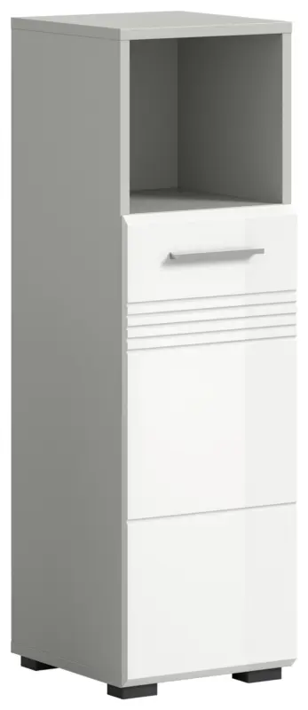 Unterschrank Copa ca. 30x95 cm Wei&szlig;/Grau