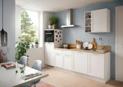 K&uuml;chenblock Charly ohne Ger&auml;te ca. 260 cm Wei&szlig; mit LED