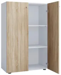 Schuhschrank LONA Wei&szlig;/ Sonoma Eiche ca. 70x110x39cm