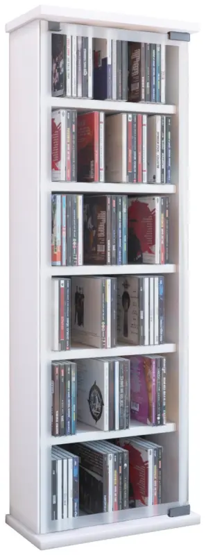 CD-Regal Classic in Wei&szlig;, B: 31 cm