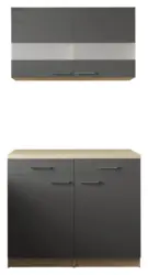 Buffet MERLE Grau/Eichefarben