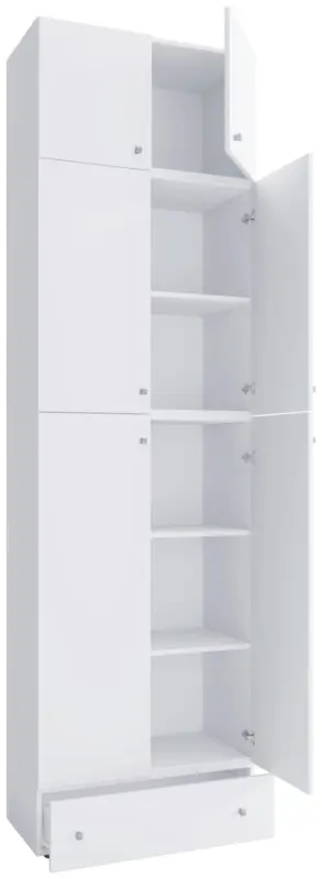 Schuhschrank Lona XXL ca.70x240x39cm Wei&szlig;