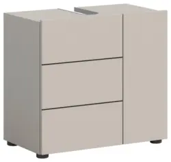 Waschbeckenunterschrank Vira ca. 60x57 cm Kaschmir