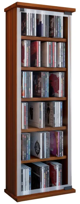CD-Regal in Nussbaumfarbe Classic B: 31 cm