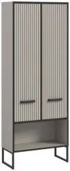 Hochschrank Bagno Kaschmir/Schwarz