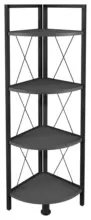 m&ouml;max Dornbirn - Ihr Trendm&ouml;belhaus in Dornbirn Eckregal INSASI 4 Anthrazit ca. 34x123x34 cm