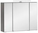 m&ouml;max Dornbirn - Ihr Trendm&ouml;belhaus in Dornbirn Spiegelschrank Kopenhagen mit LED 3 t&uuml;rig ca.80x64cm Graphit