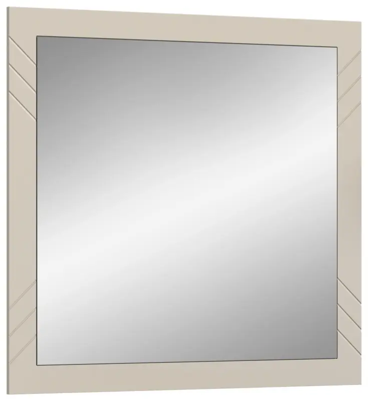 Spiegel Notes ca. 80x80 cm Sandbeige