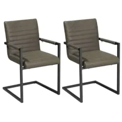 Armlehnstuhl-Set Kubis 2er-Set ca. 54x86 cm Dunkelgr&uuml;n