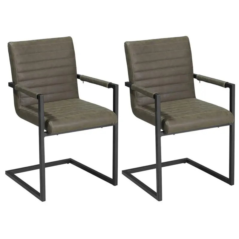 Armlehnstuhl-Set Kubis 2er-Set ca. 54x86 cm Dunkelgr&uuml;n