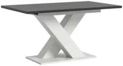 Ausziehtisch Marlon Grau/Wei&szlig; ca.150-190x90x76 cm