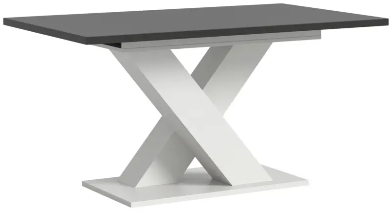 Ausziehtisch Marlon Grau/Wei&szlig; ca.150-190x90x76 cm
