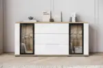 m&ouml;max Dornbirn - Ihr Trendm&ouml;belhaus in Dornbirn Sideboard Caro ca. 150x70 cm Wei&szlig;/Eiche