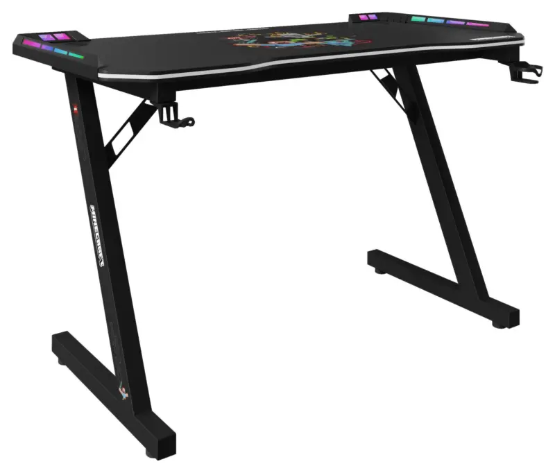 Gamingtisch Minecraft Multicolor/Schwarz