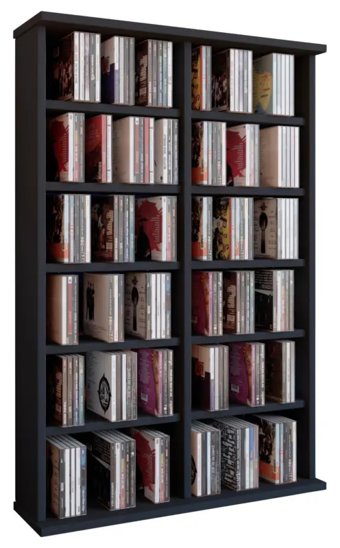 CD-Regal Ronul in Schwarz, B: 60 cm