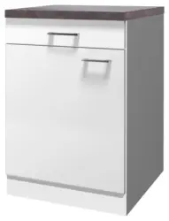 K&uuml;chenunterschrank Lucca Wei&szlig; ca. 60x85x60cm