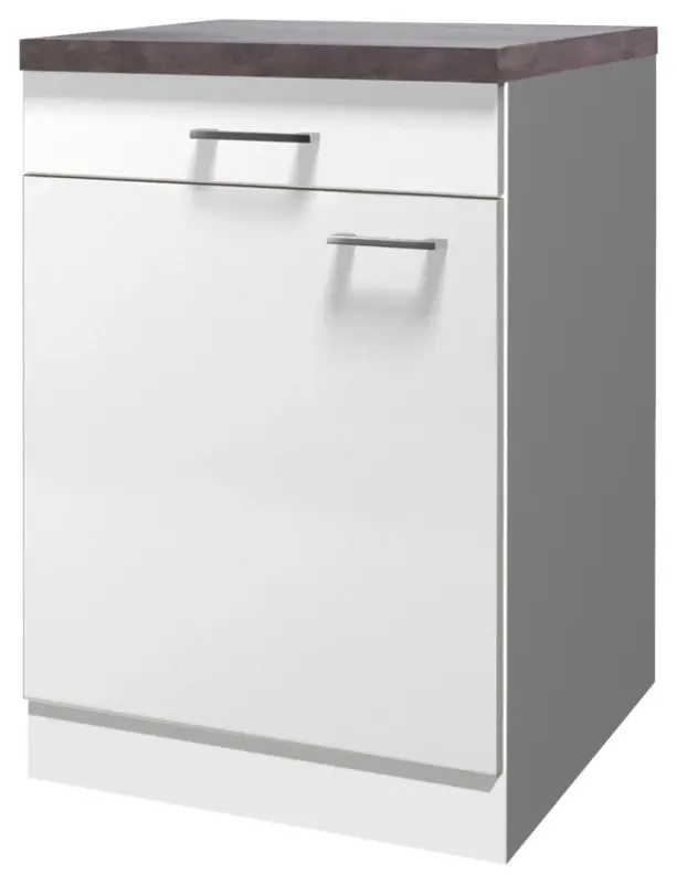 K&uuml;chenunterschrank Lucca Wei&szlig; ca. 60x85x60cm