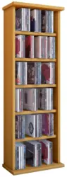 CD-Regal Vostan in Buchefarbe, B: 31 cm