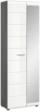 m&ouml;max Dornbirn - Ihr Trendm&ouml;belhaus in Dornbirn Garderobenschrank Salsa ca. 60x192x37cm Wei&szlig;/Rauchsil.