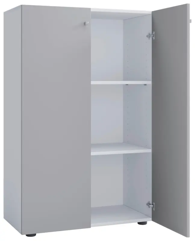 Schuhschrank LONA Grau/Wei&szlig; ca. 70x110x39 cm