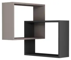 Eckregal RING Beige ca. 60x68x20 cm