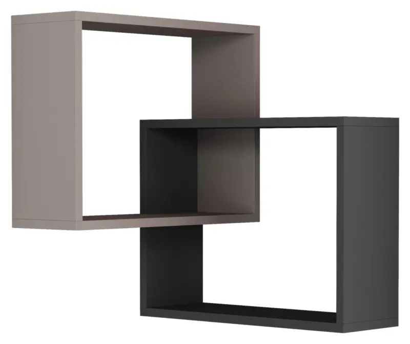 Eckregal RING Beige ca. 60x68x20 cm