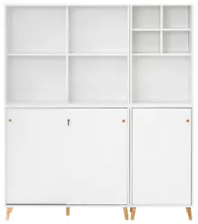 Aktenschrank Set US1000 Wei&szlig; ca. 101,05x174,2x41cm