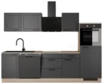 m&ouml;max Dornbirn - Ihr Trendm&ouml;belhaus in Dornbirn K&uuml;chenleerblock Romeo Anthrazit/Eichefarben