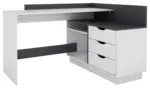 m&ouml;max Dornbirn - Ihr Trendm&ouml;belhaus in Dornbirn Eckschreibtisch Belfast Schwarz/Wei&szlig; ca. 129x105x84cm