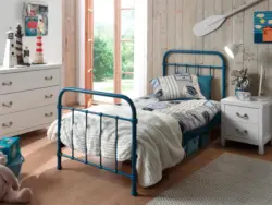 Kinder-/Juniorbett New York ca. 90x200 cm Blau