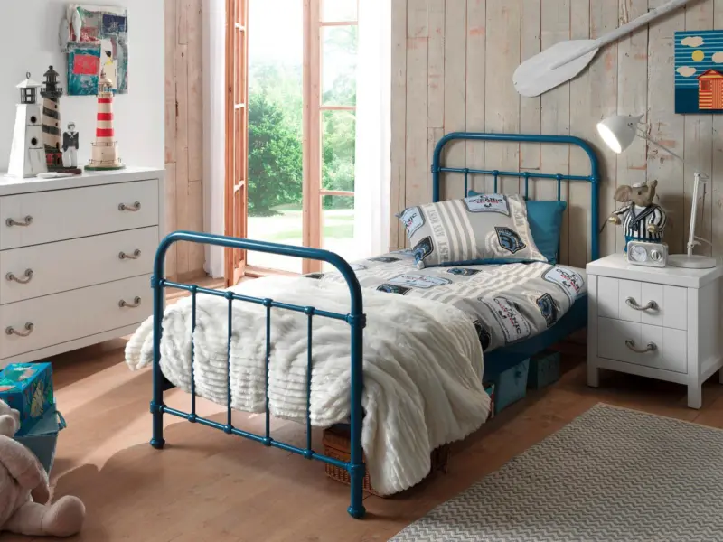 Kinder-/Juniorbett New York ca. 90x200 cm Blau