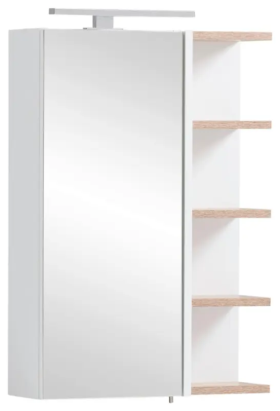 Spiegelschrank Balto Wei&szlig; 1-t&uuml;rig mit LED