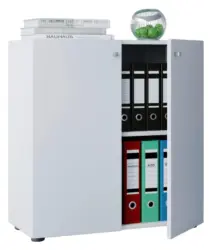 Aktenschrank Vandol Mini ca. 70x70x39 cm Wei&szlig;