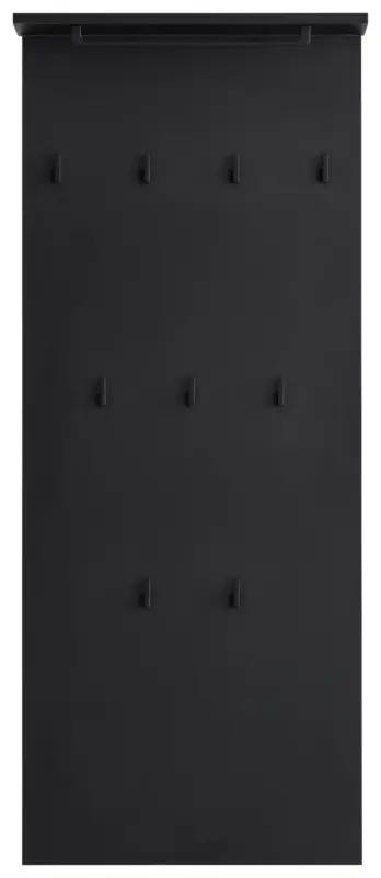 Garderobenpanel Janne ca.50x120,6x19,9cm Schwarz