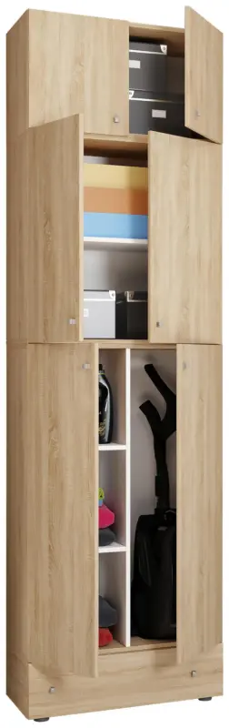 Mehrzweckschrank Lona XXL Sonoma Eiche ca. 70x240x39 cm