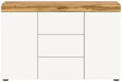 Sideboard Sugar Wei&szlig;/Eiche Wotan