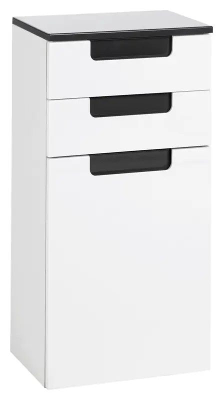 Unterschrank Siena Wei&szlig;/Anthrazit