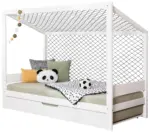 m&ouml;max Dornbirn - Ihr Trendm&ouml;belhaus in Dornbirn Ausziehbett Fu&szlig;ball Holz ca. 90x200 cm Wei&szlig;