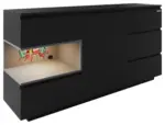 m&ouml;max Dornbirn - Ihr Trendm&ouml;belhaus in Dornbirn Sideboard Minecraft ca. 160x80x40 cm Schwarz
