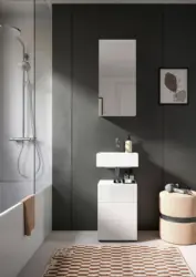Badezimmer Vira 2-tlg. ca. 38x190 cm Wei&szlig;
