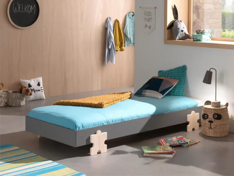 Kinder-/Juniorbertt Modulo ca. 90x200 cm Grau