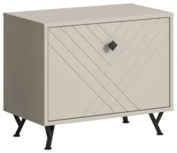 Sitzbank Notes ca. 60x50x35 cm Sandbeige