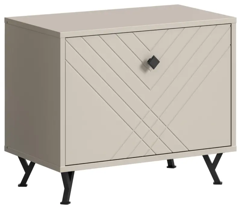 Sitzbank Notes ca. 60x50x35 cm Sandbeige