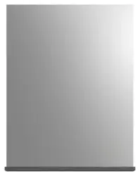 Badezimmerspiegel Scout ca. 60x79 cm Anthrazit/Wei&szlig;