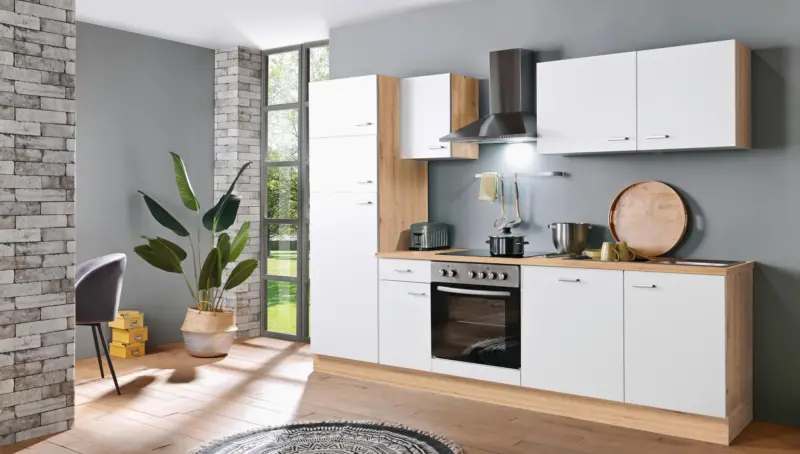 K&uuml;chenblock Artisan-Classic Wei&szlig; B: ca. 270 cm