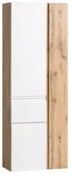 Hochschrank Varese Wei&szlig;/Eiche