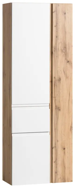 Hochschrank Varese Wei&szlig;/Eiche