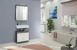 Badezimmer Scout 2-tlg. ca. 60 cm Anthrazit/Wei&szlig;