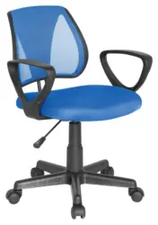 Jugenddrehstuhl Kiddy CD ca. 58x75-92x45 cm Blau